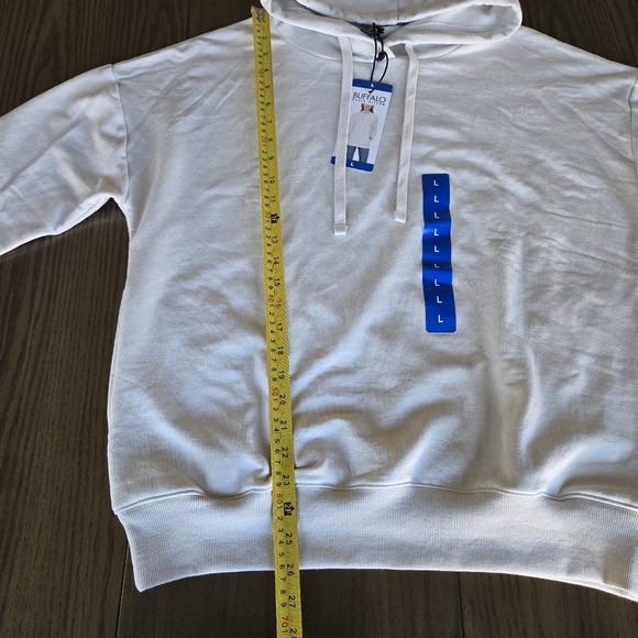Buffalo David Bitton NWT Women's Sz L Super Soft Stretch Fleece Pullover Hoodie - Picture 15 of 16